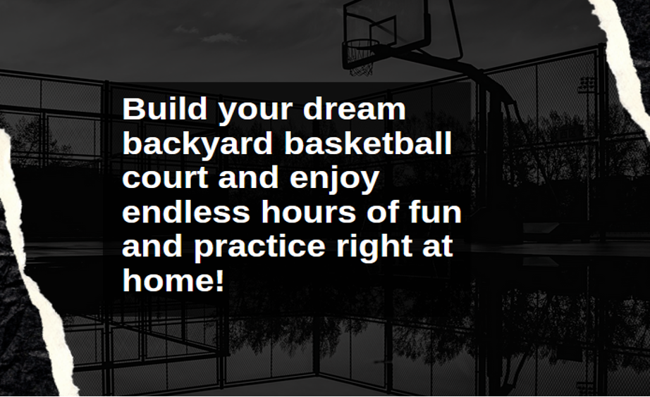 Backyard Basketball Court Costs