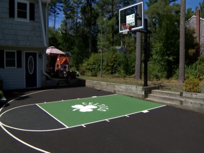 Home basketball court