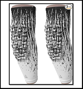 B-Driven Sports Padded Knee Sleeves