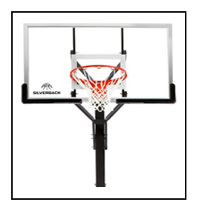 2. SILVERBACK 54" IN-GROUND BASKETBALL SYSTEM