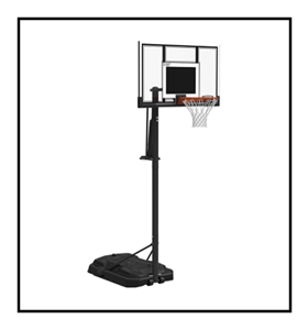 LIFETIME 71524 XL HEIGHT ADJUSTABLE BASKETBALL SYSTEM