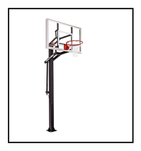 LIFETIME 90020 HEIGHT ADJUSTABLE IN-GROUND HOOP