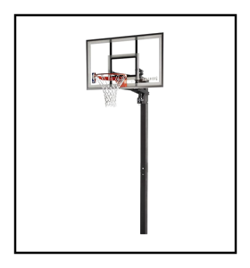 SPALDING NBA IN-GROUND BASKETBALL SYSTEM